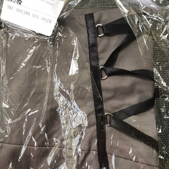 ๐HP!๐"Victorian Style" Corset Long Grey Skirt - Picture 5 of 8